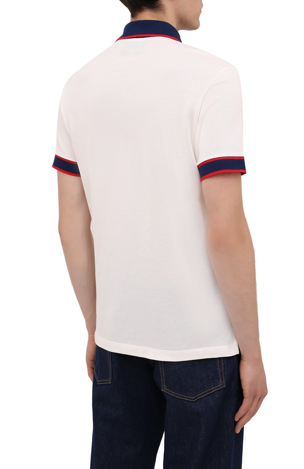 Хлопковое поло GUCCI, арт. 653380/XJDF8, фото 4