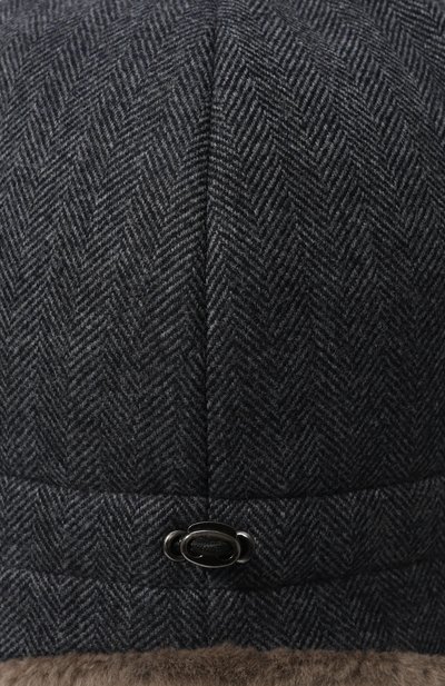 Кашемировая шапка-ушанка бруклин с мехом норки FURLAND, арт. 0130910050044600057, фото 3