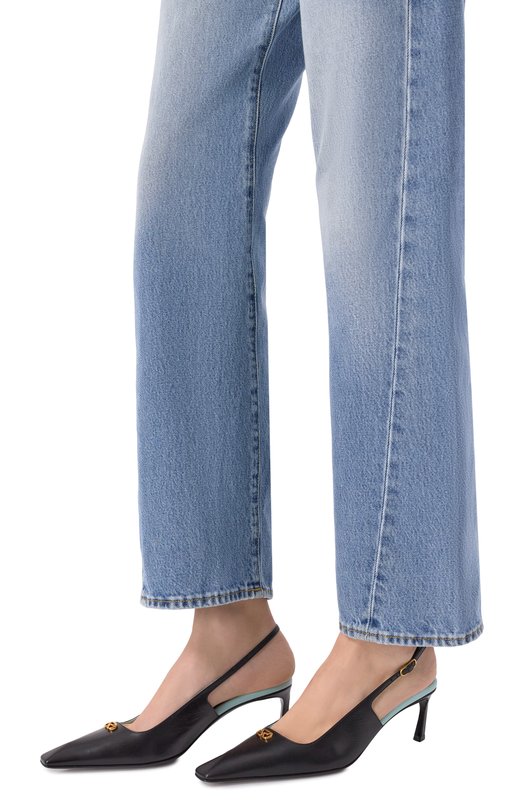 Кожаные туфли Surge 60 Sergio Rossi B13280/MCPT04 Чёрный  B13280/MCPT04 Фото 2