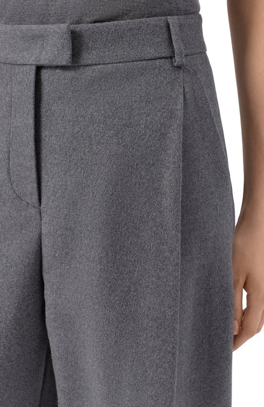 Шелковые брюки Giorgio Armani GW001568/TE16707 Серый  GW001568/TE16707 Фото 5