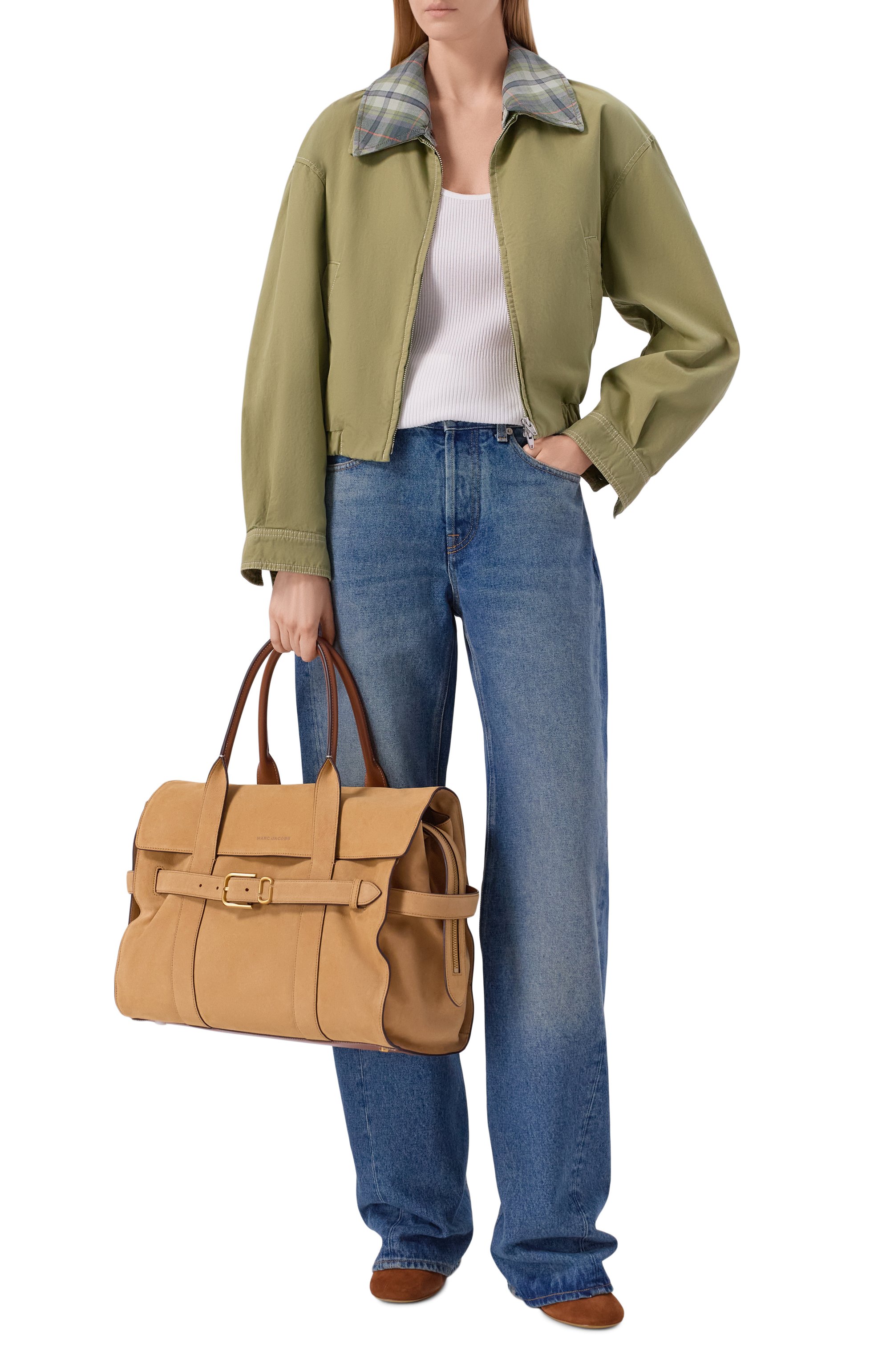 Сумка-тоут dakota MARC JACOBS (THE) бежевого цвета по цене 124000 руб., арт. 2F5HTT031H01, фото 3 Сумка-тоут dakota MARC JACOBS (THE), арт. 2F5HTT031H01, фото 3