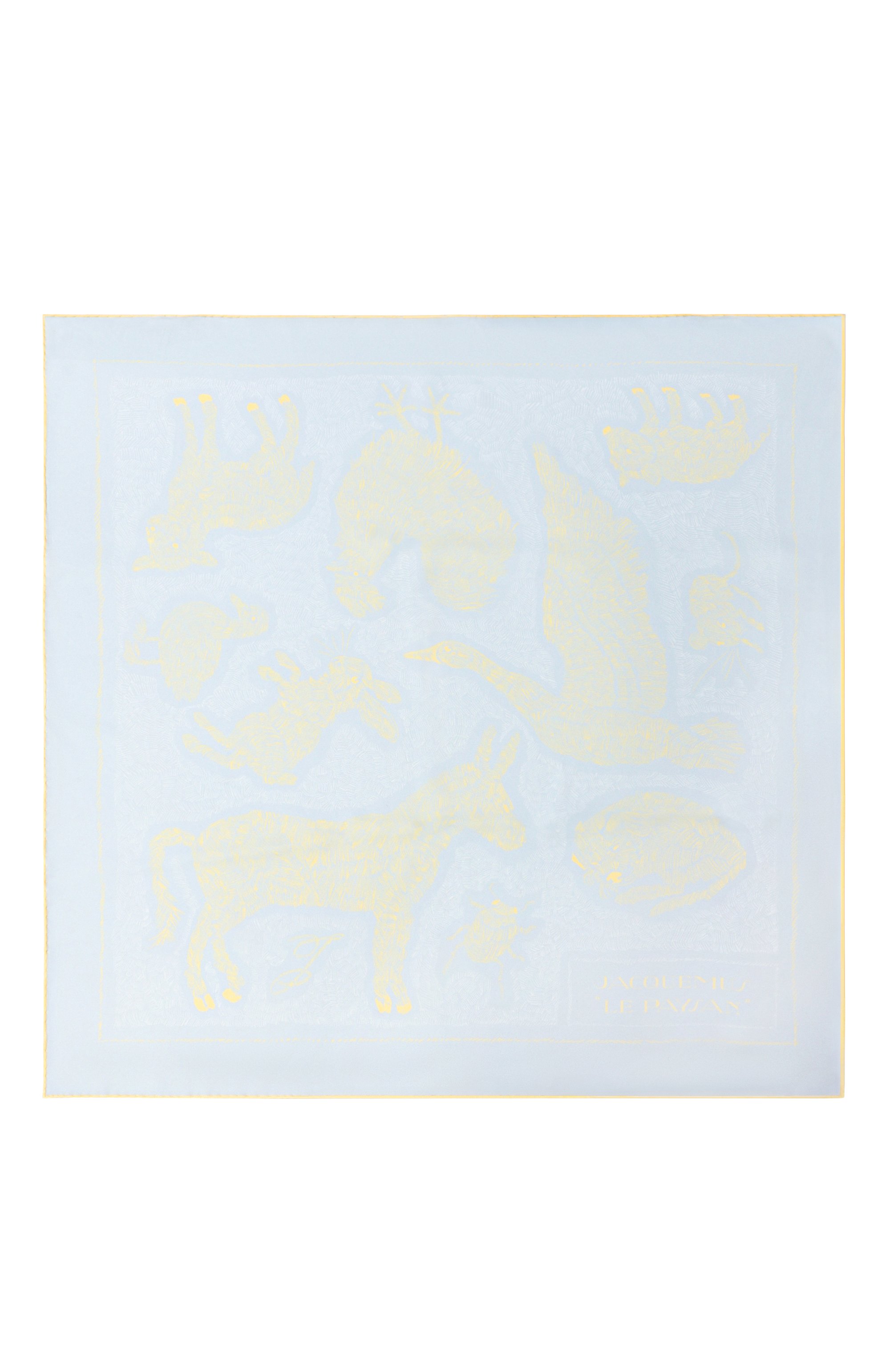 Шелковый платок JACQUEMUS, арт. 25HACU00824/AW00263, фото 4