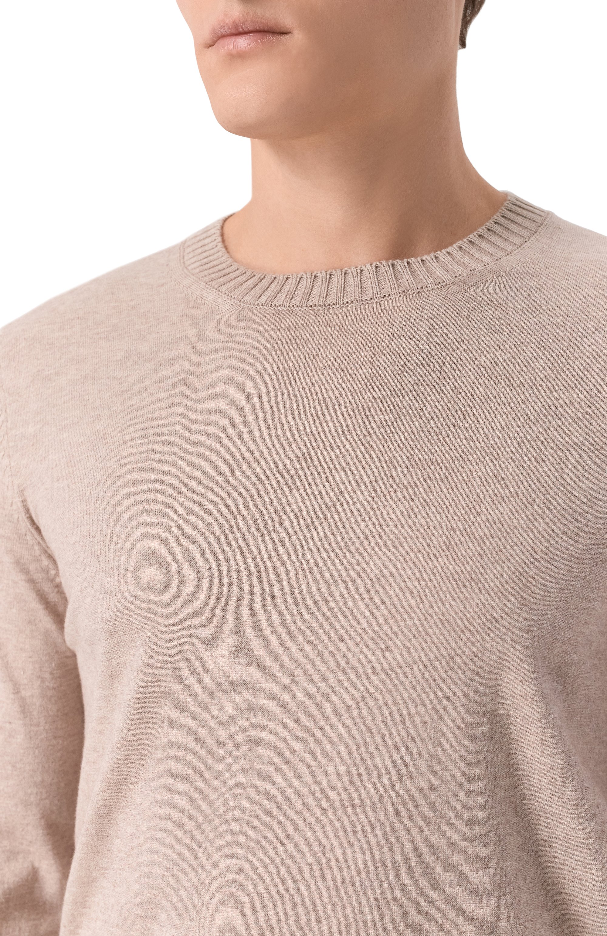 Джемпер из хлопка и кашемира GRAN SASSO, арт. 57167/23216, фото 5