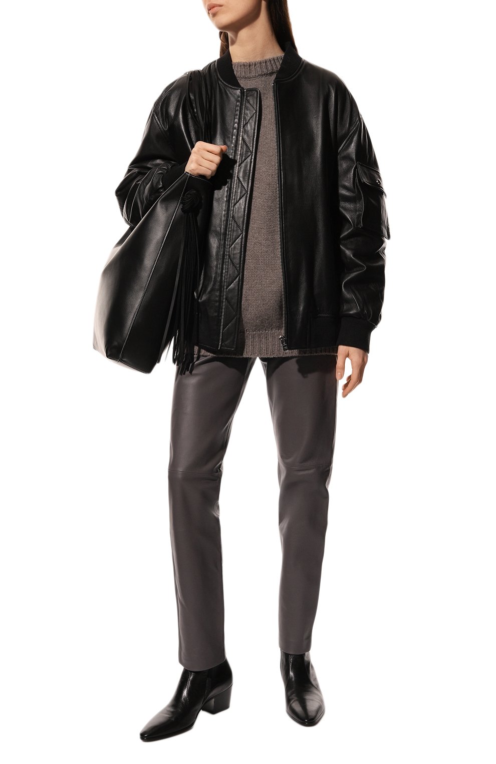 Кожаные брюки MAX AND MOI, арт. H22B0G, фото 2