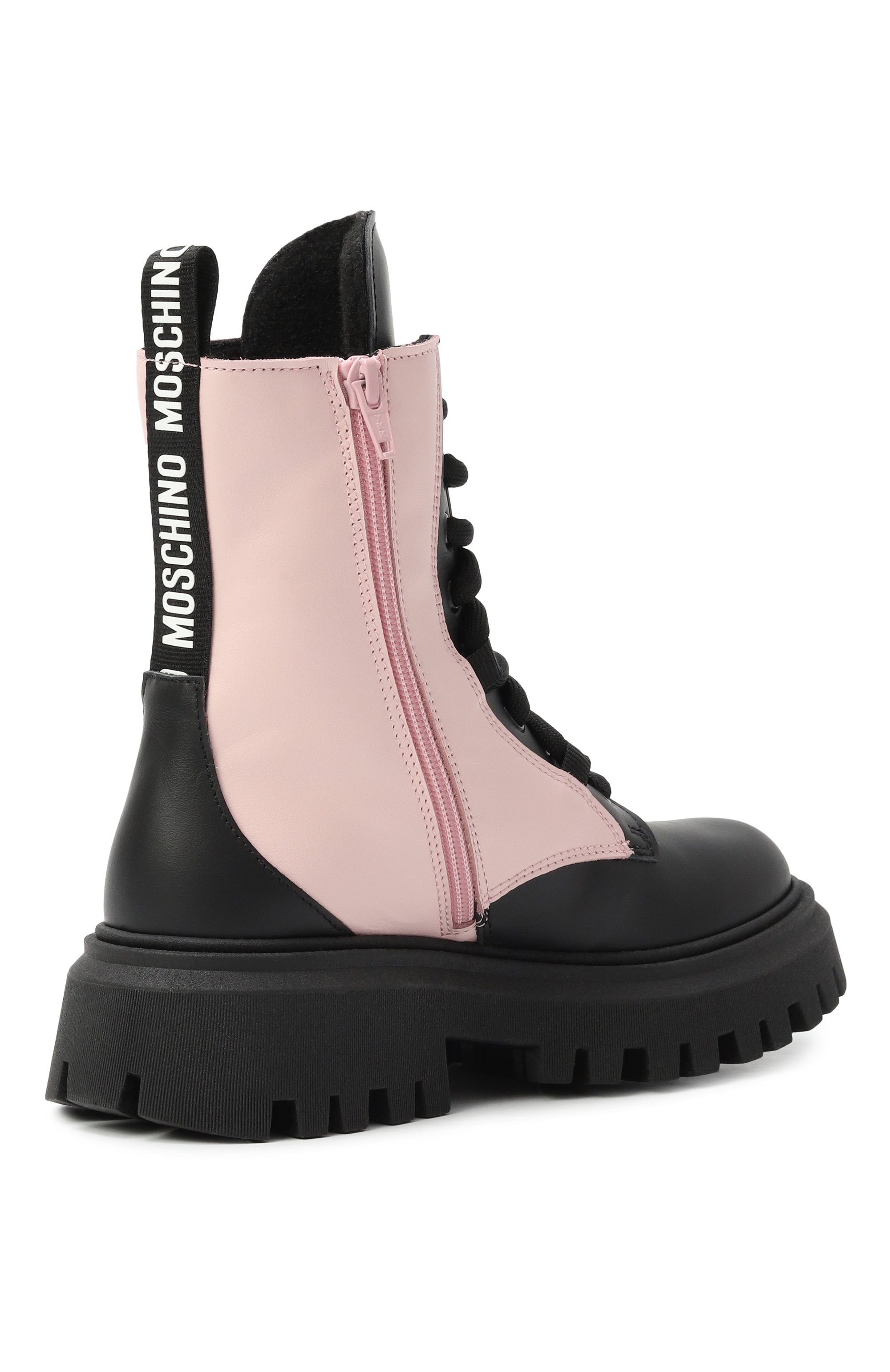 Кожаные ботинки MOSCHINO, арт. 81952/VAR4/36-40, фото 3