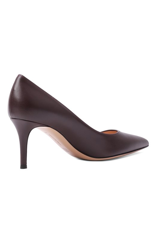 Кожаные туфли Gianvito 70 Gianvito Rossi G26770.70RIC.VITB0UR Бордовый  G26770.70RIC.VITB0UR Фото 5