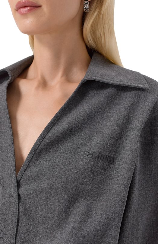 Блузка The Attico 251WCE00004/PLL007AA Серый  251WCE00004/PLL007AA Фото 5