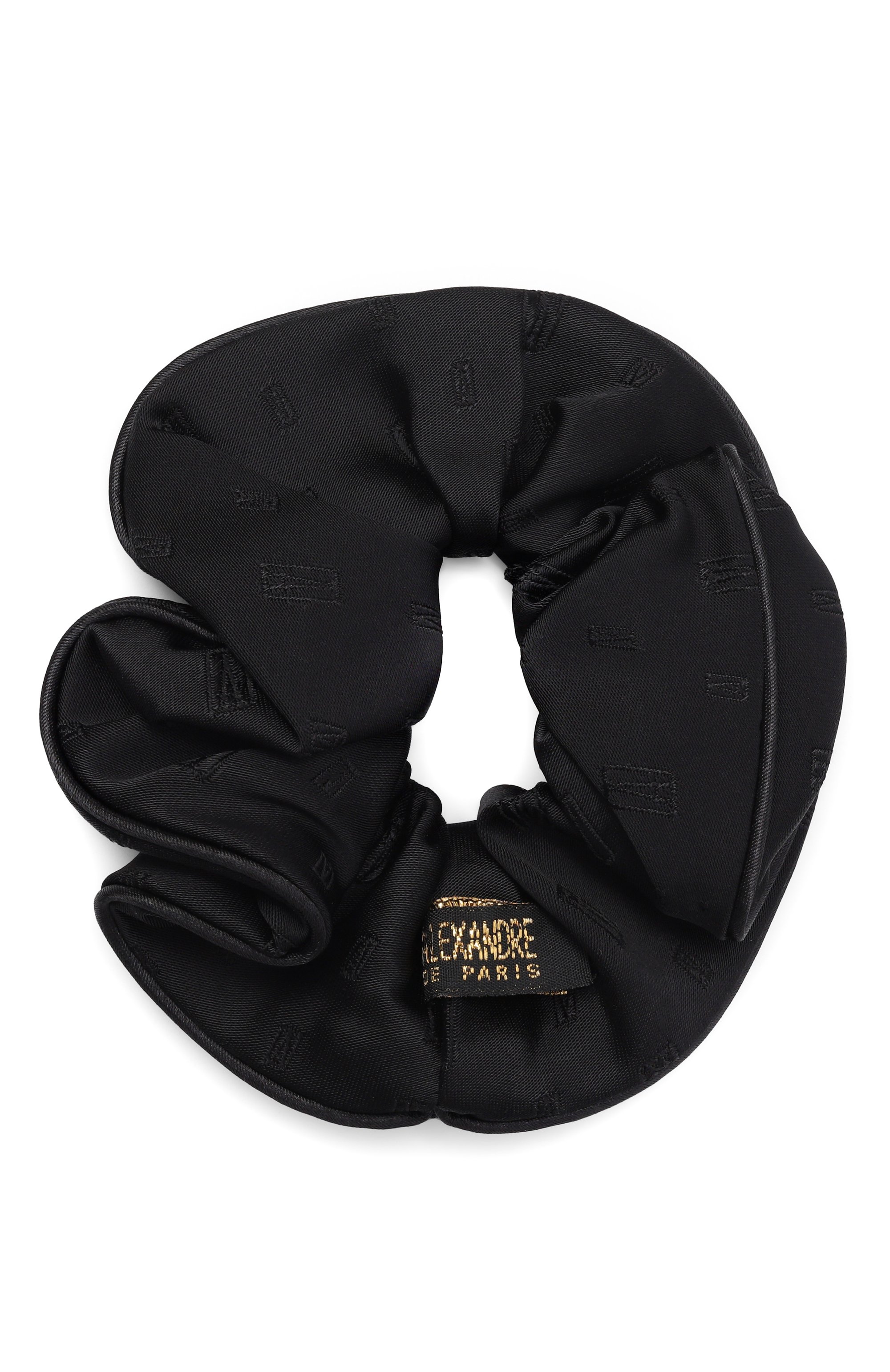 Резинка для волос ALEXANDRE DE PARIS черного цвета по цене 11300 руб., арт. TCHA-25T-A23 N, фото 2 Резинка для волос ALEXANDRE DE PARIS, арт. TCHA-25T-A23 N, фото 2