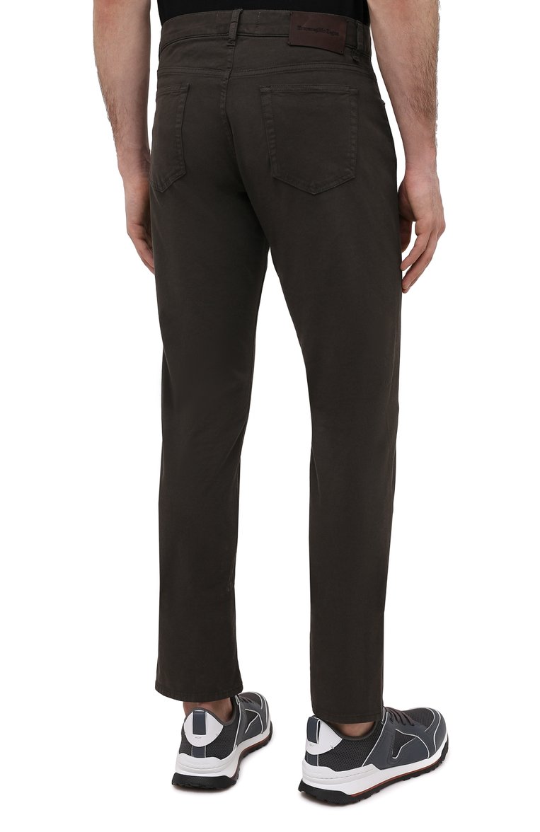 Брюки из хлопка и лиоцелла ZEGNA, арт. UWI50/JS01, фото 4