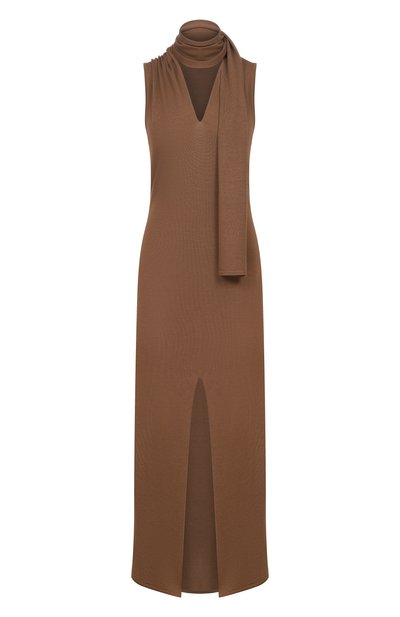 Женское платье из шерсти и шелка 12 STOREEZ, арт. 135836