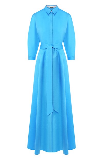 Женское платье из смеси хлопка и льна KITON, арт. D49359H07262