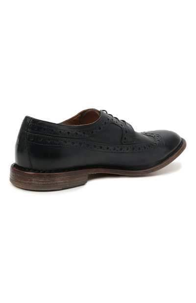 Кожаные дерби MOMA темно-синего цвета по цене 39950 руб., арт. 2AS132-S0, фото 4 Кожаные дерби MOMA, арт. 2AS132-S0, фото 4