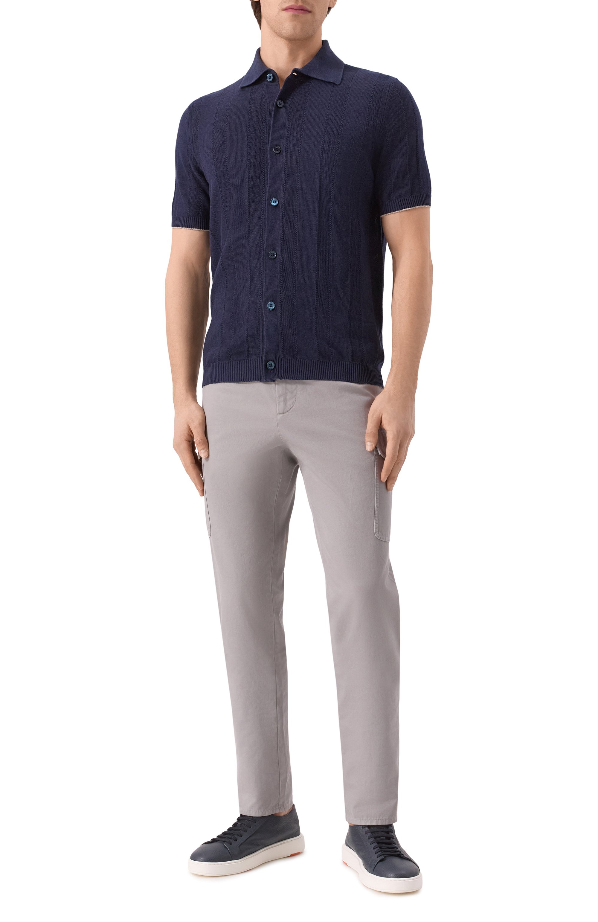 Хлопковые брюки-карго BRUNELLO CUCINELLI, арт. M252DE1890, фото 2