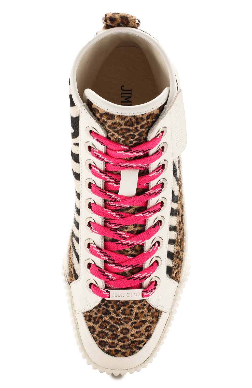 Кожаные кеды impala JIMMY CHOO, арт. IMPALA HI/F/Z00, фото 5