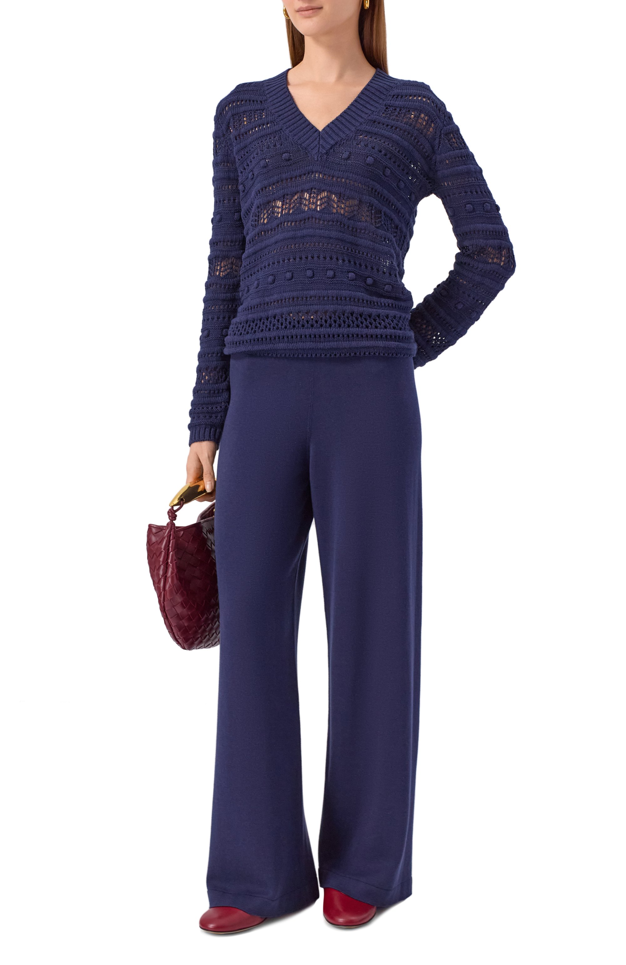 Брюки из шелка и хлопка MVST, арт. WS60-1551MU, фото 2