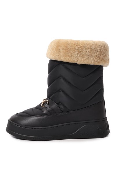 Текстильные сапоги snow chunky GUCCI, арт. 673559 UFR20, фото 4