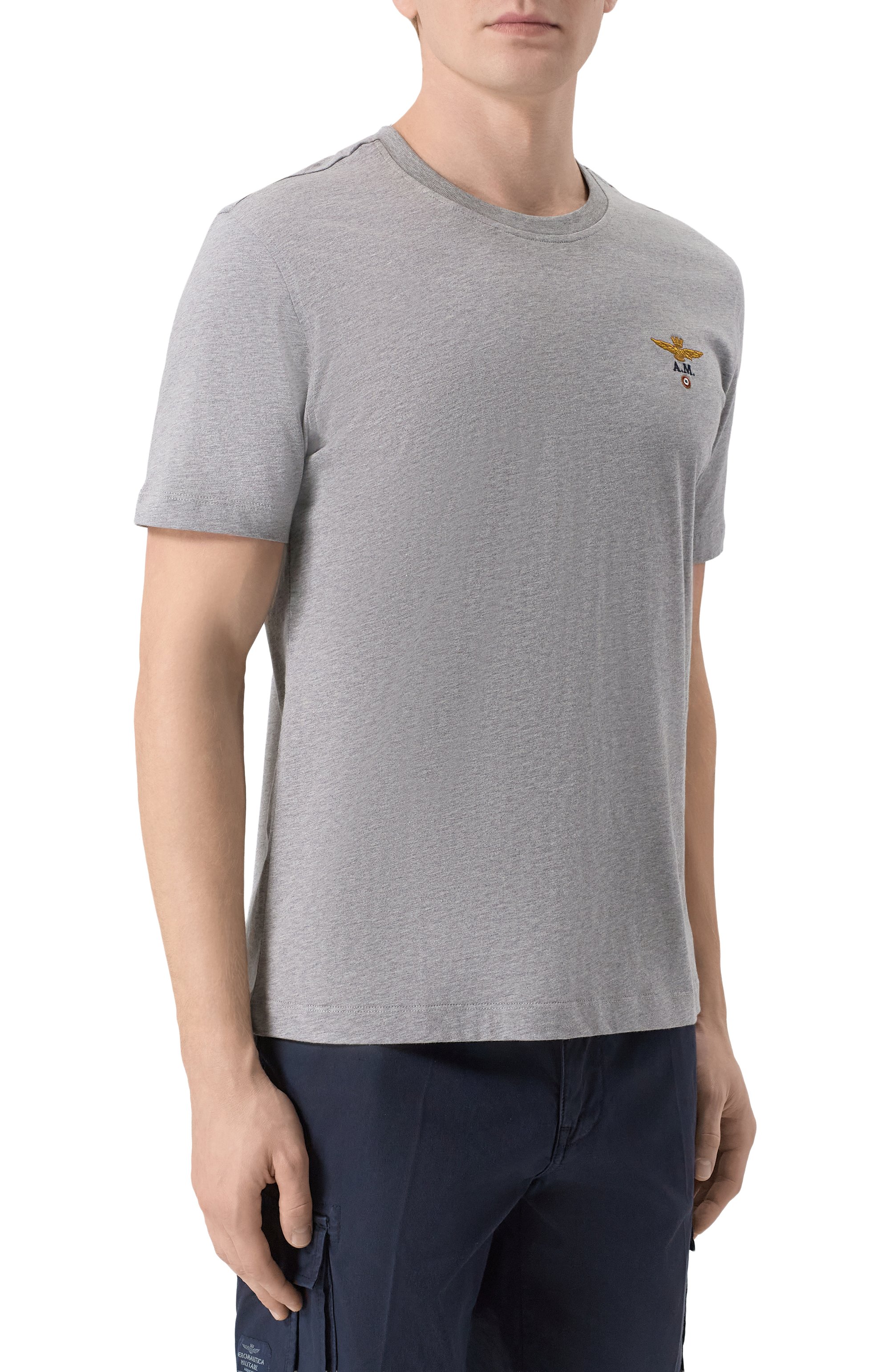 Хлопковая футболка AERONAUTICA MILITARE, арт. TS1580UJ00372_001, фото 3