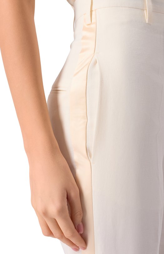 Брюки из вискозы и льна Armarium ARMFWP030/V016 Кремовый  ARMFWP030/V016 Фото 5