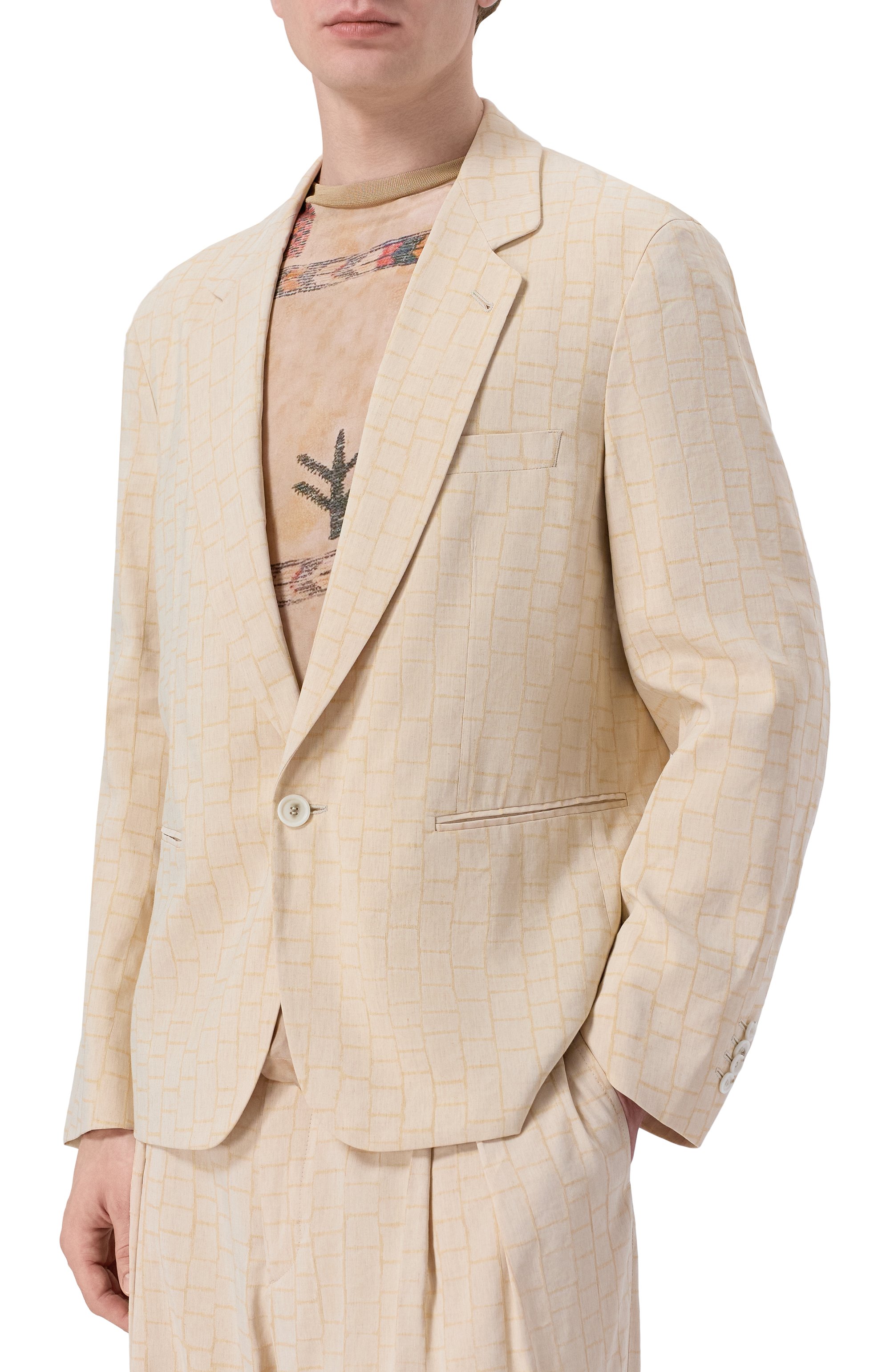 Костюм из вискозы и льна GIORGIO ARMANI, арт. GM003531/TE20778, фото 2