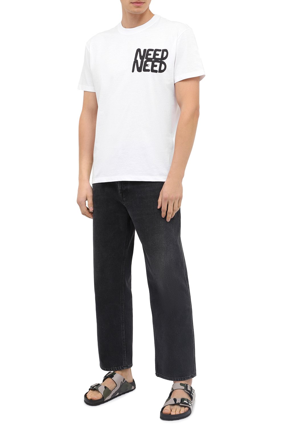 Хлопковая футболка VALENTINO, арт. UV0MG10V6WH, фото 2