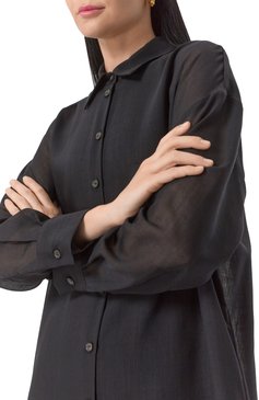 Женское шерстяное платье ERIKA CAVALLINI черного цвета, арт. P5SG04 | Фото 5 (Драгоценные камни: Проставлено; Длина Ж (юбки, платья, шорты): Миди; Материал сплава: Проставлено; Материал внешний: Шерсть; Рукава: Длинные; Случай: Повседневный; Женское Кросс-КТ: Платье-одежда; Стили: Кэжуэл)