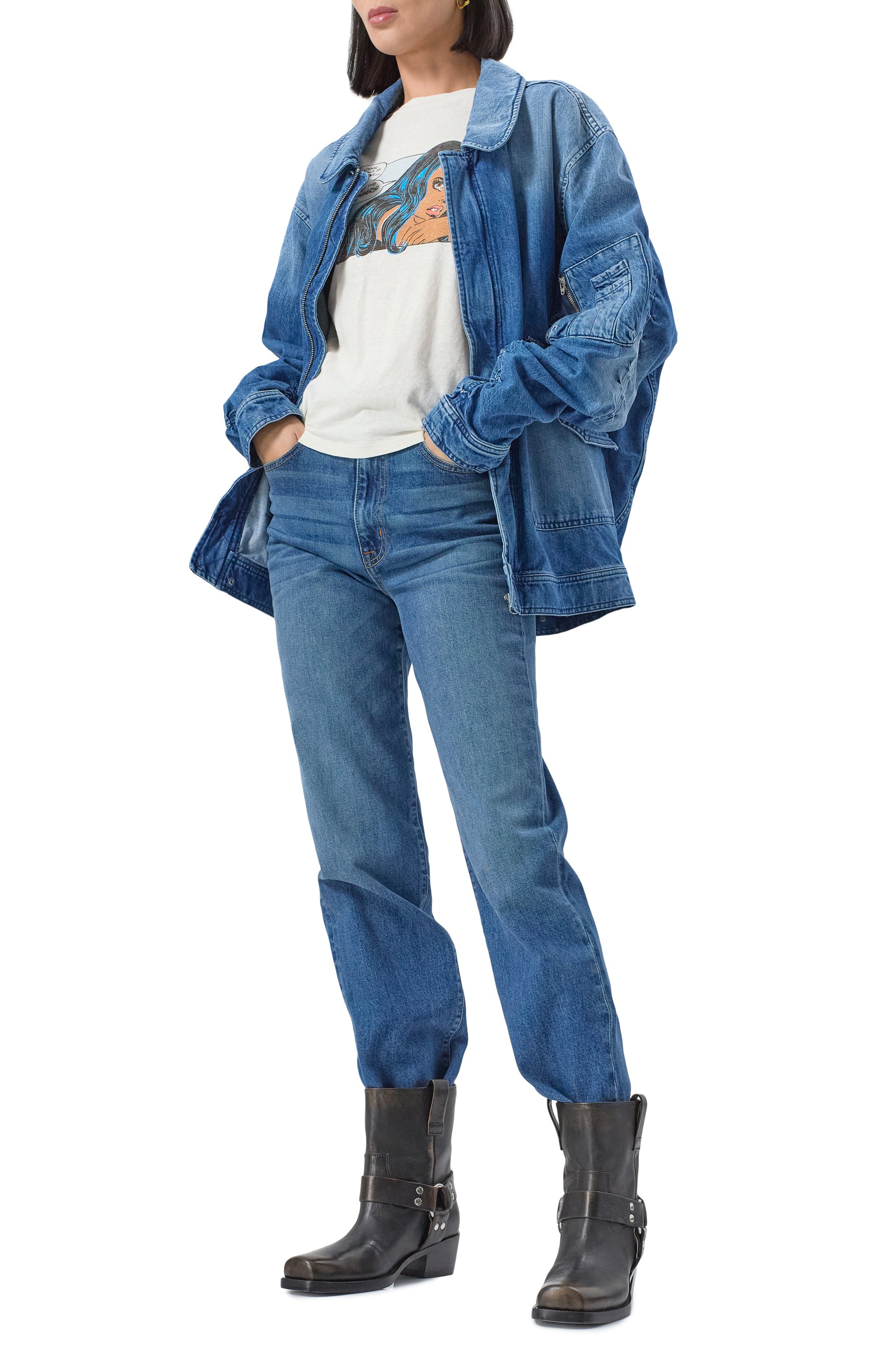 Хлопковая футболка RE/DONE, арт. 024-02WCGT308, фото 2