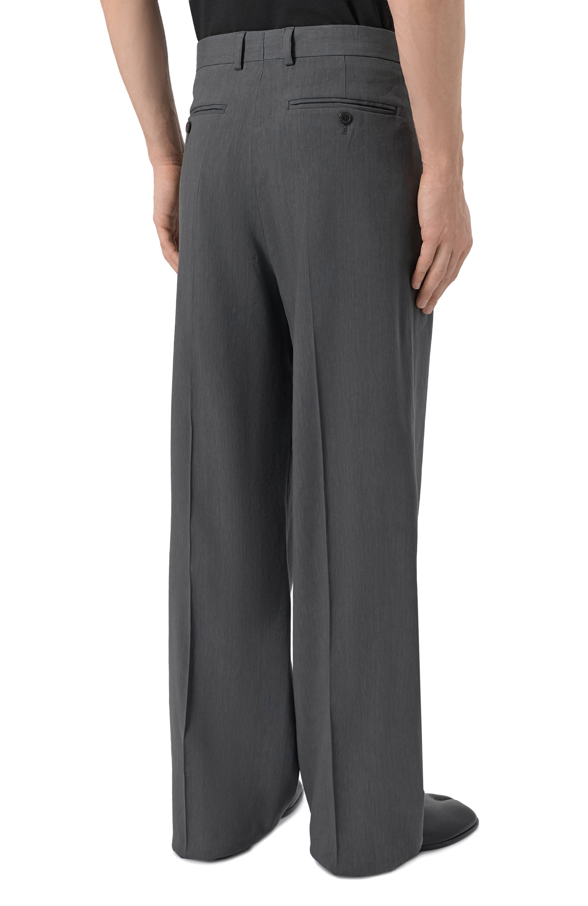 Брюки изо льна и вискозы DRIES VAN NOTEN, арт. 020900/3237, фото 4