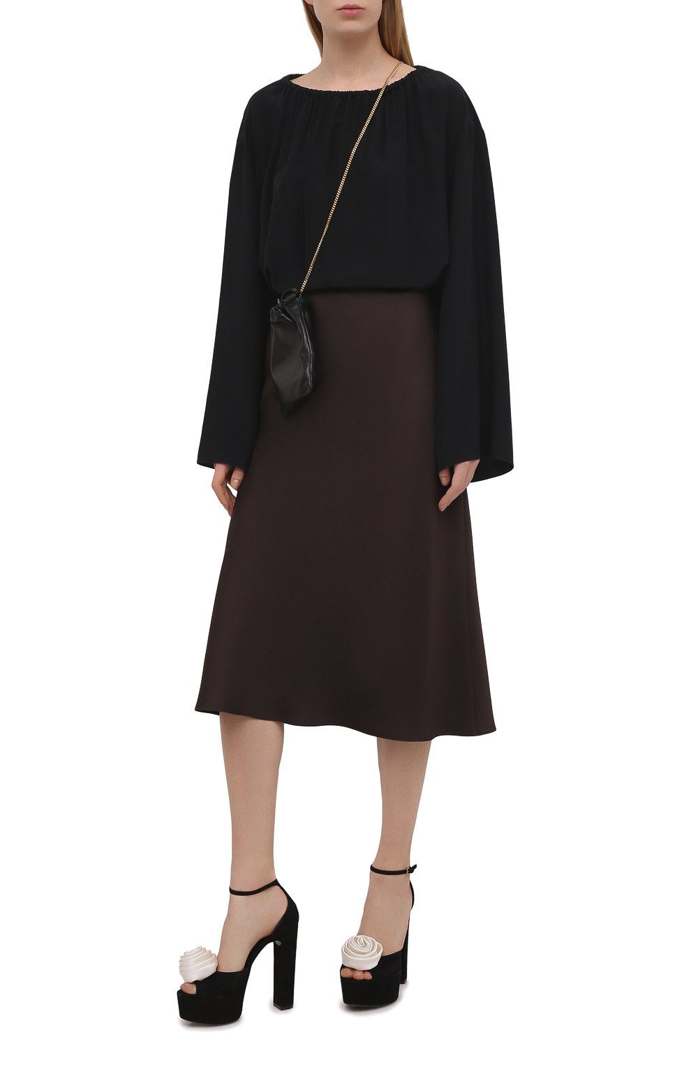 Замшевые босоножки jodie SAINT LAURENT, арт. 650344/CADB0, фото 2