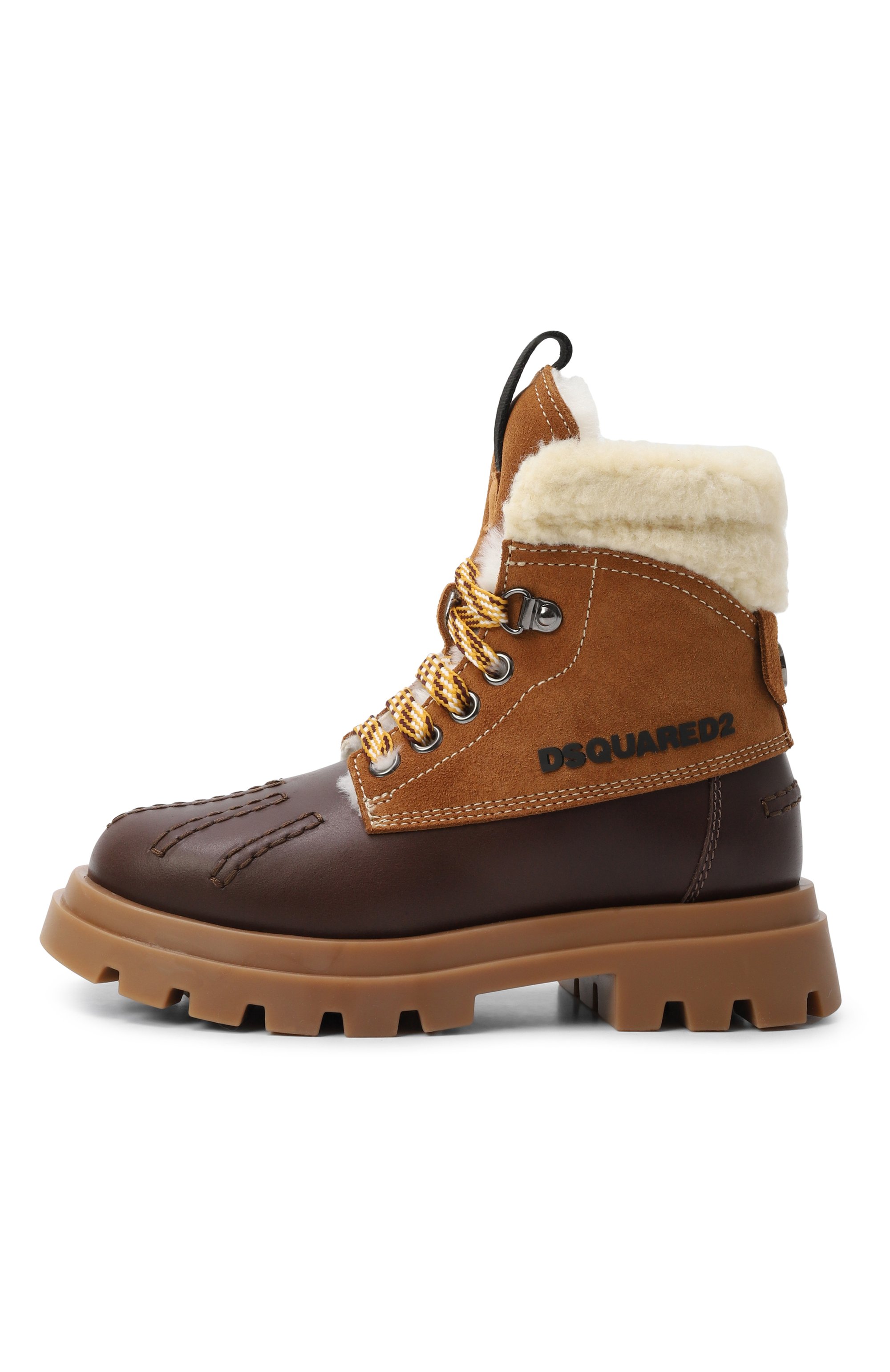 Кожаные ботинки DSQUARED2, арт. 81535/28-35, фото 2