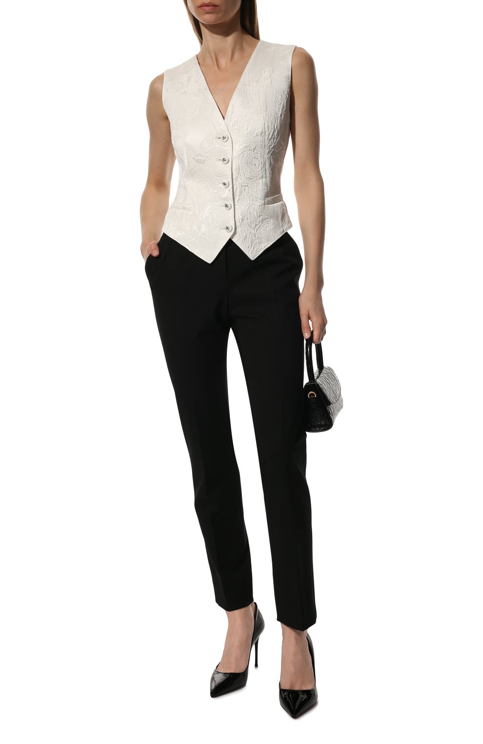 Шерстяные брюки DOLCE & GABBANA, арт. FTAMUT/FUCCS, фото 2