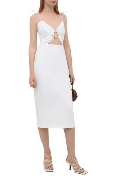 Платье из вискозы и льна VERSACE, арт. A89054/1F00918, фото 2