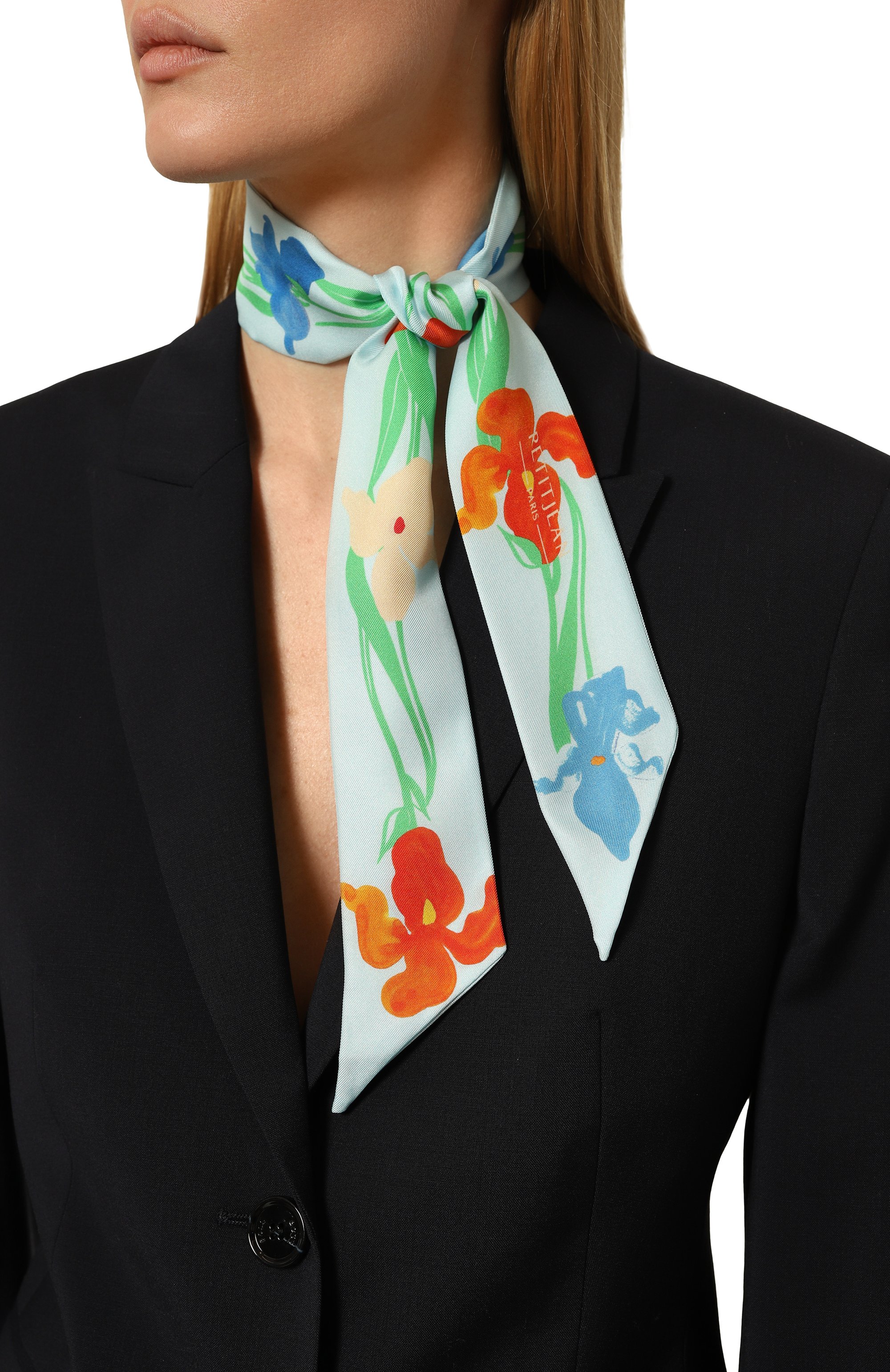 Шелковый шарф-твилли giverny PETITJEAN PARIS, арт. 16L1, фото 2