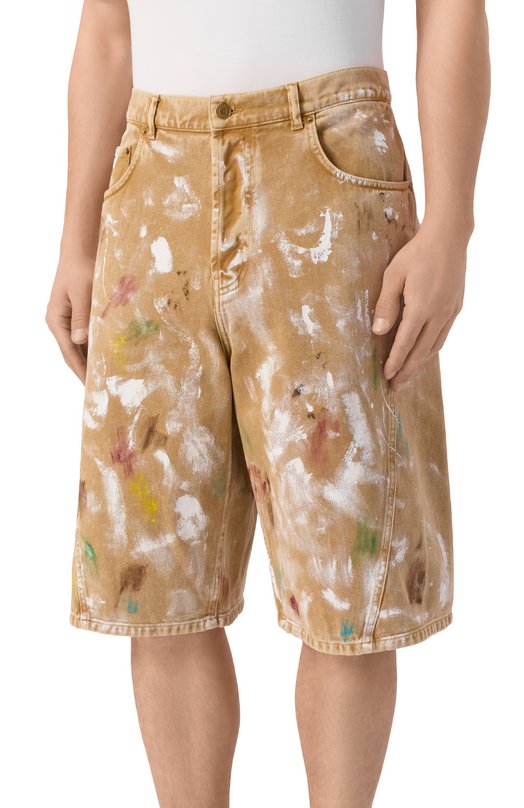 Джинсовые шорты Moschino A0326/0240 Бежевый  A0326/0240 Фото 3