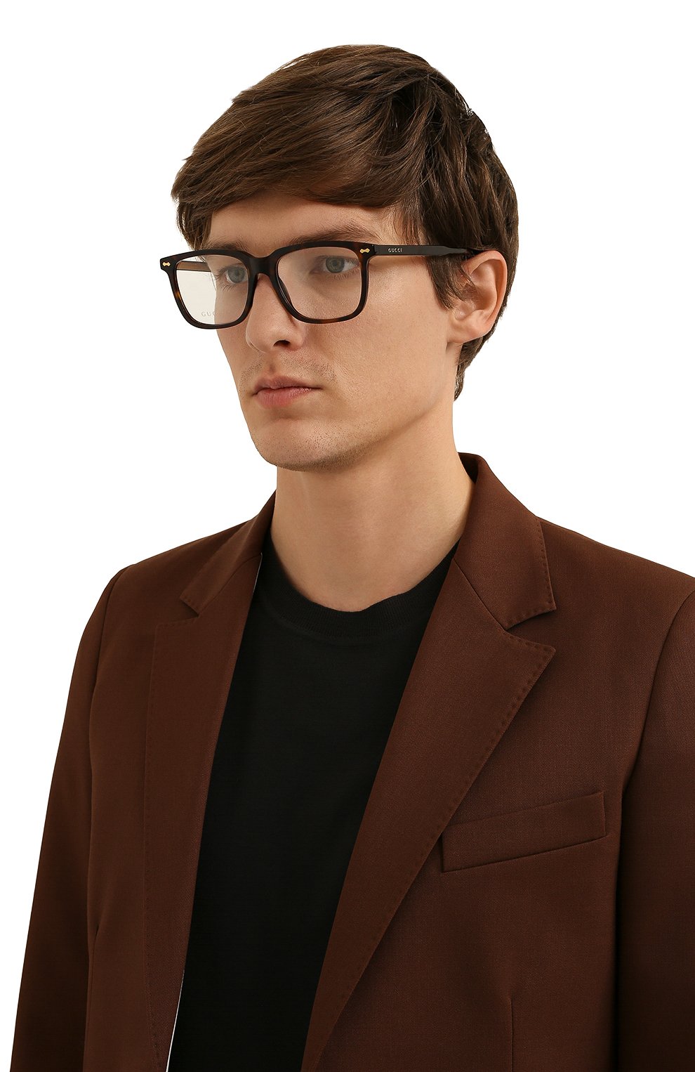 Оправа GUCCI коричневого цвета по цене 36450 руб., арт. GG0737 012, фото 3 Оправа GUCCI, арт. GG0737 012, фото 3