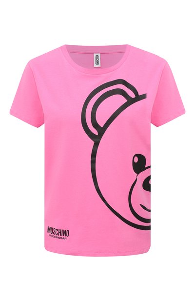 Женская хлопковая футболка MOSCHINO, арт. A1915/9012