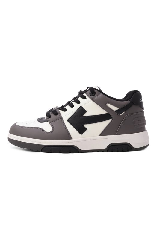Кожаные кеды Out of Office Off-White 0MIA189C99LEA013 Серый  0MIA189C99LEA013 Фото 4