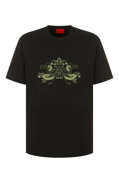 Мужская хлопковая футболка HUGO, арт. 50544543