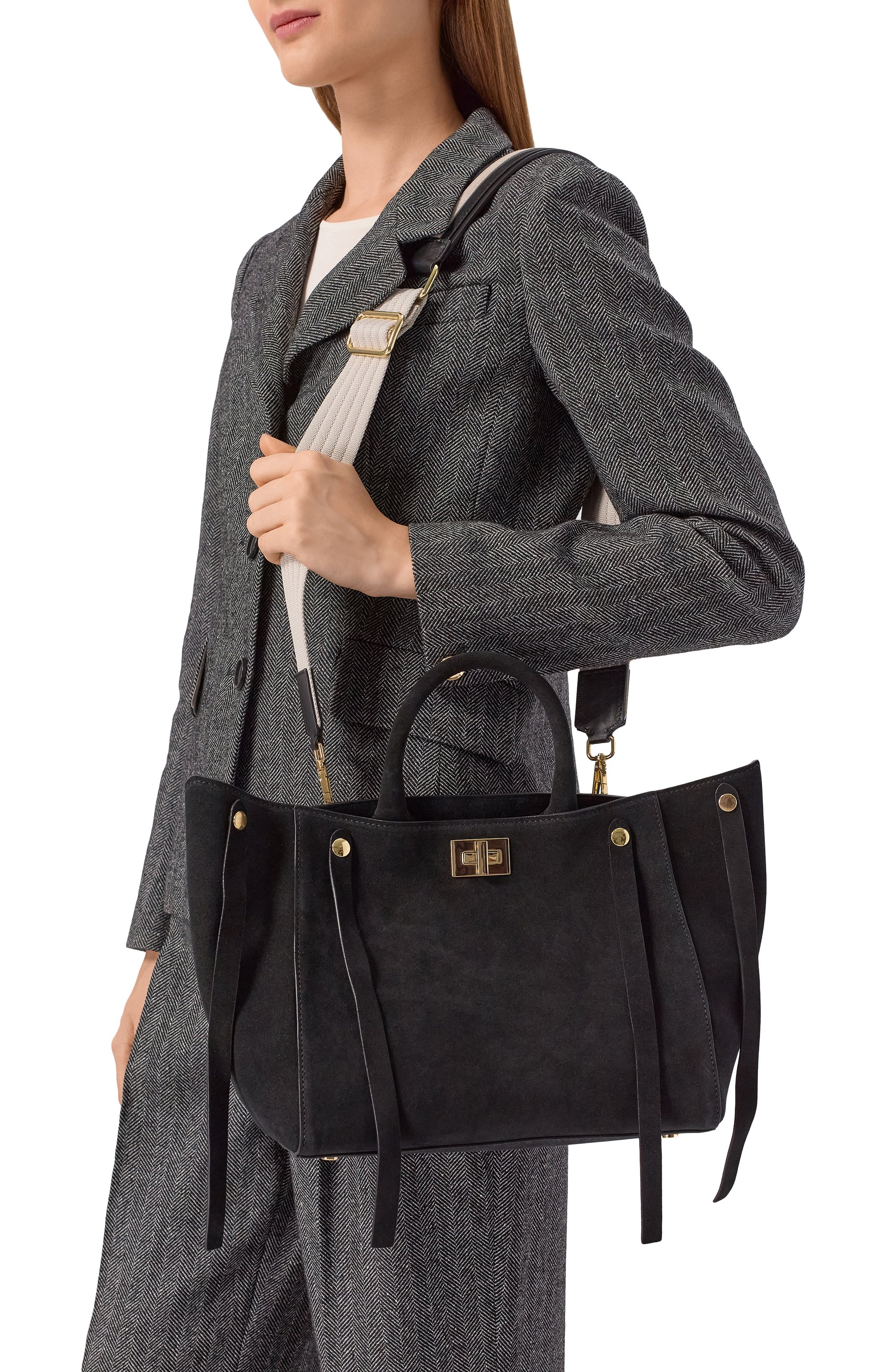 Сумка LORENA ANTONIAZZI черного цвета по цене 99500 руб., арт. B001A/9882, фото 2 Сумка LORENA ANTONIAZZI, арт. B001A/9882, фото 2