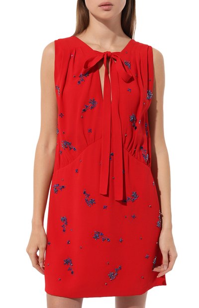 Платье с отделкой стразами PRADA, арт. P36U7R-1R14-F0Y38-182, фото 3