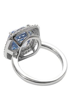 Женское кольцо angelic SWAROVSKI голубого цвета, арт. 5572636 | Фото 3 (Региональные ограничения белый список (Axapta Mercury): Не проставлено; Нос: Не проставлено; Материал: Металл)