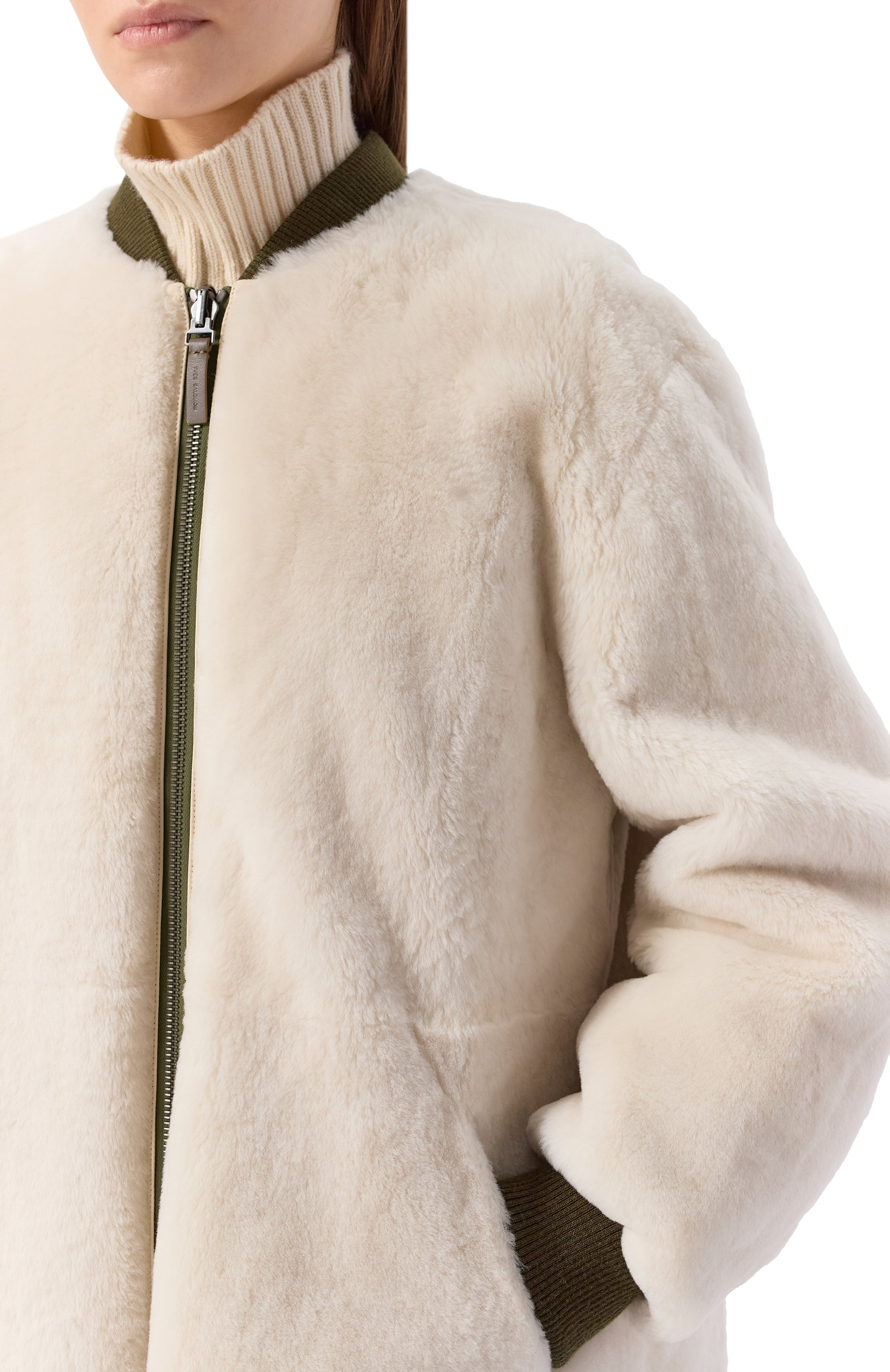 Двусторонний бомбер из овчины YVES SALOMON, арт. M04080/M05X, фото 5