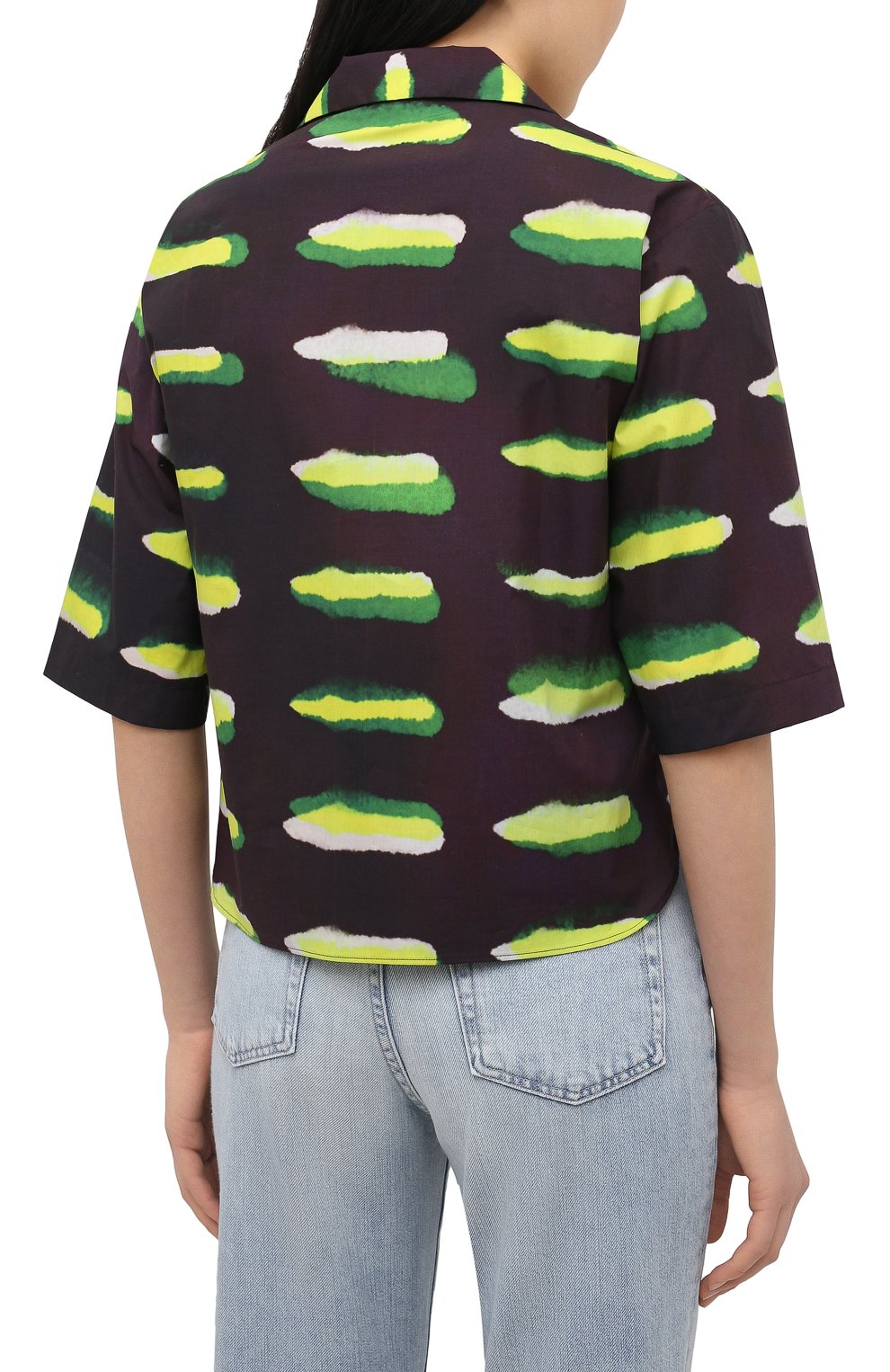 Хлопковая рубашка DRIES VAN NOTEN, арт. 211-30704-2005, фото 4