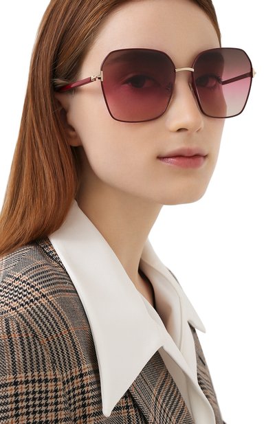 Солнцезащитные очки TOM FORD бордового цвета по цене 56900 руб., арт. TF839 69F, фото 2 Солнцезащитные очки TOM FORD, арт. TF839 69F, фото 2