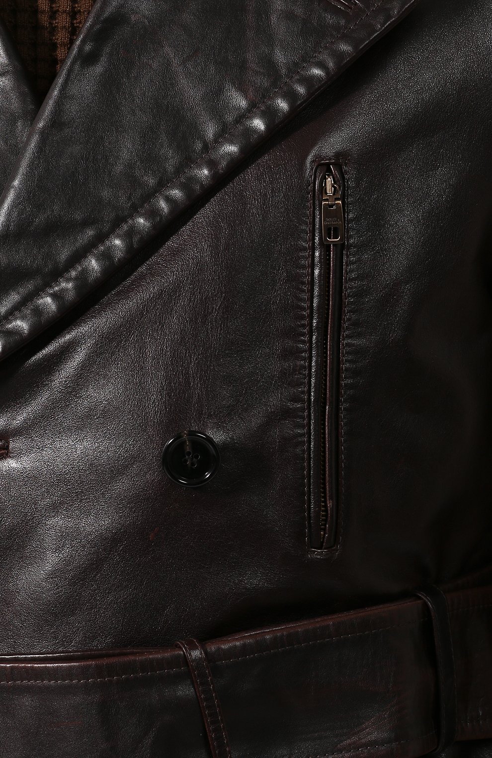 Кожаный тренч DOLCE & GABBANA, арт. G014BL/FUL3Y, фото 5