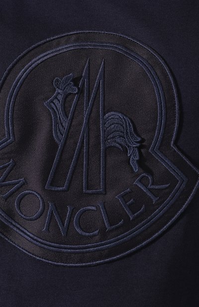 Хлопковая футболка MONCLER, арт. E2-093-80918-00-V8059, фото 5