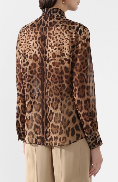 Шелковая блузка DOLCE & GABBANA, арт. F5N05T/IS1DY, фото 4