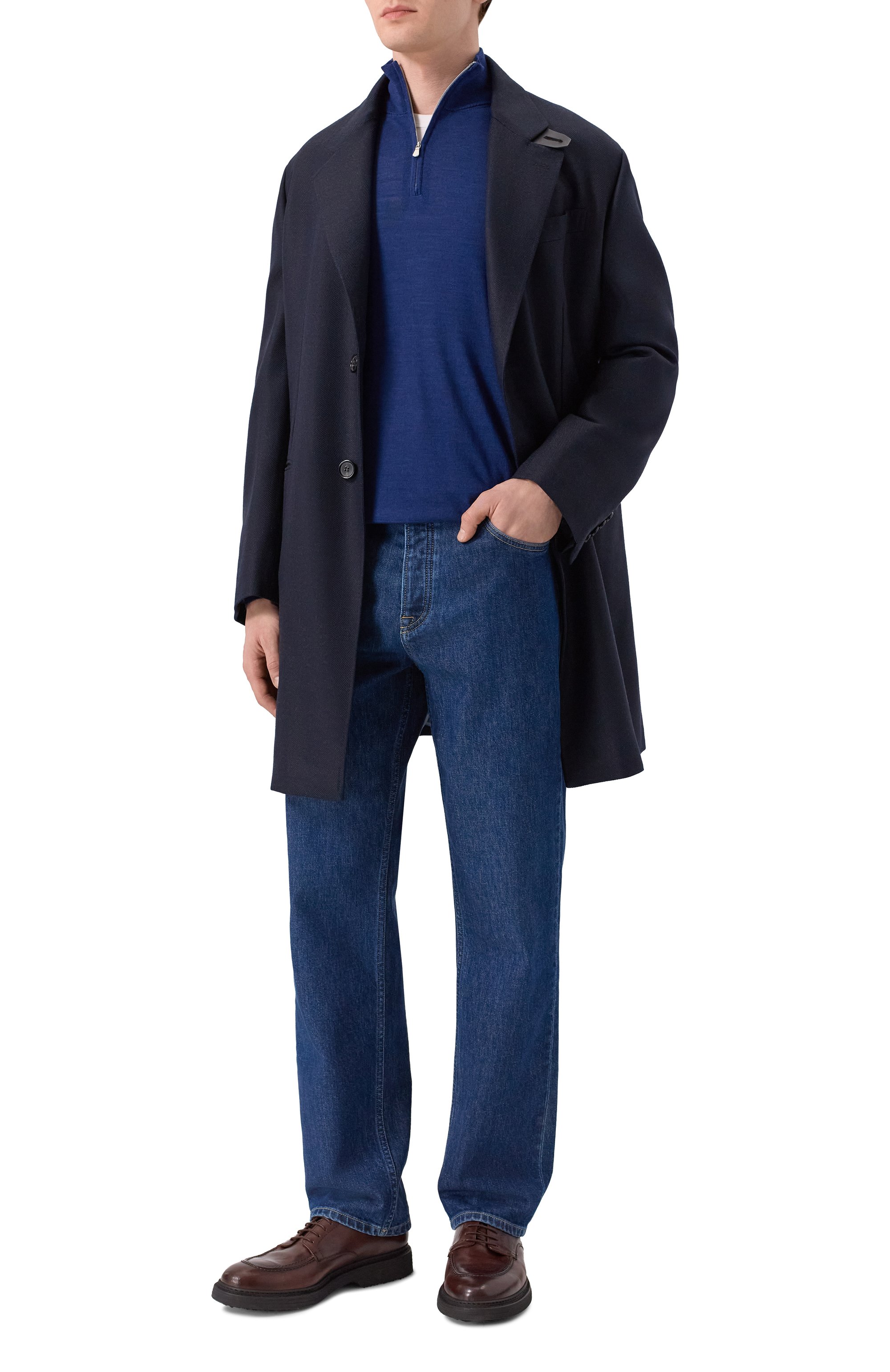 Джемпер из шерсти и шелка ANDREA CAMPAGNA, арт. M5625-5306, фото 2