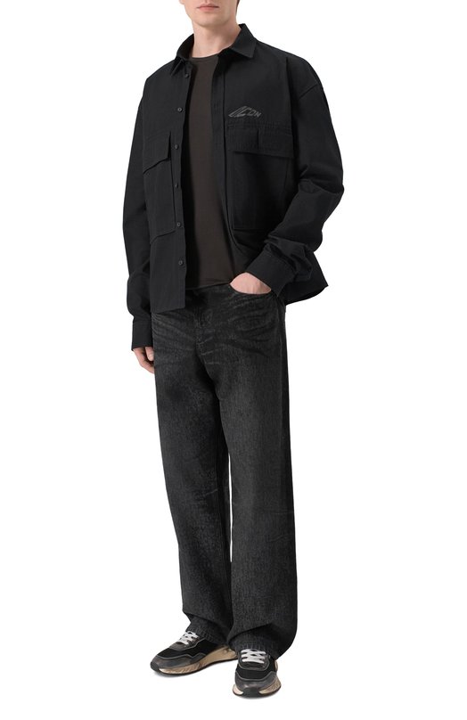 Хлопковая футболка Religion 24PPYF30 Чёрный  24PPYF30 Фото 2