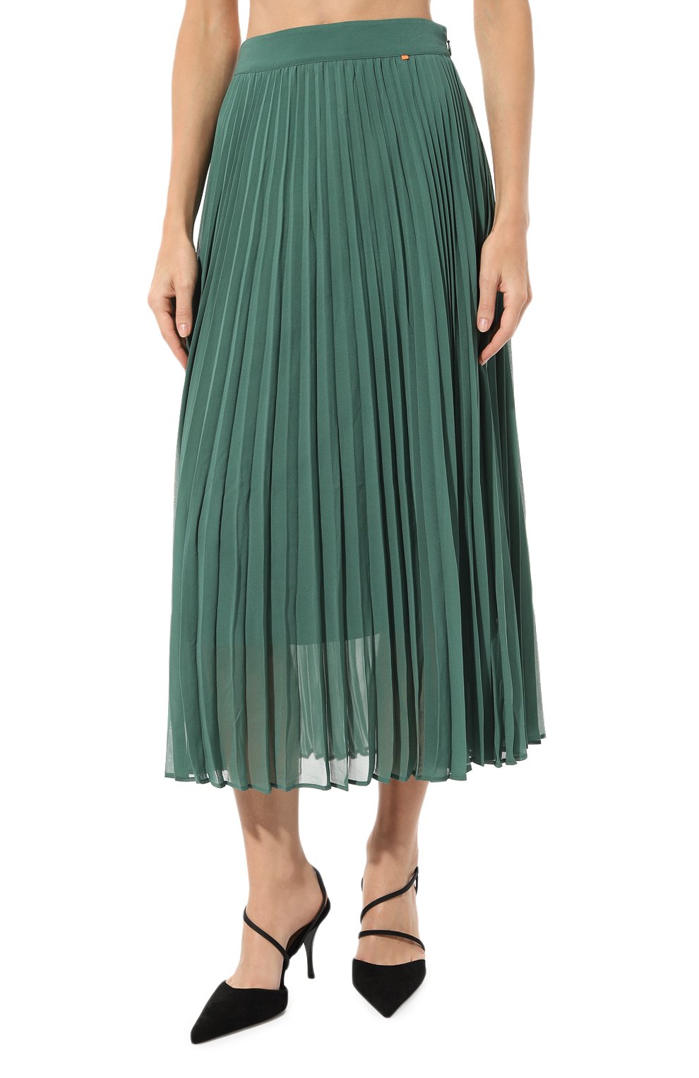 Юбка BOSS ORANGE зеленого цвета по цене 27750 руб., арт. 50515297, фото 3 Юбка BOSS ORANGE, арт. 50515297, фото 3