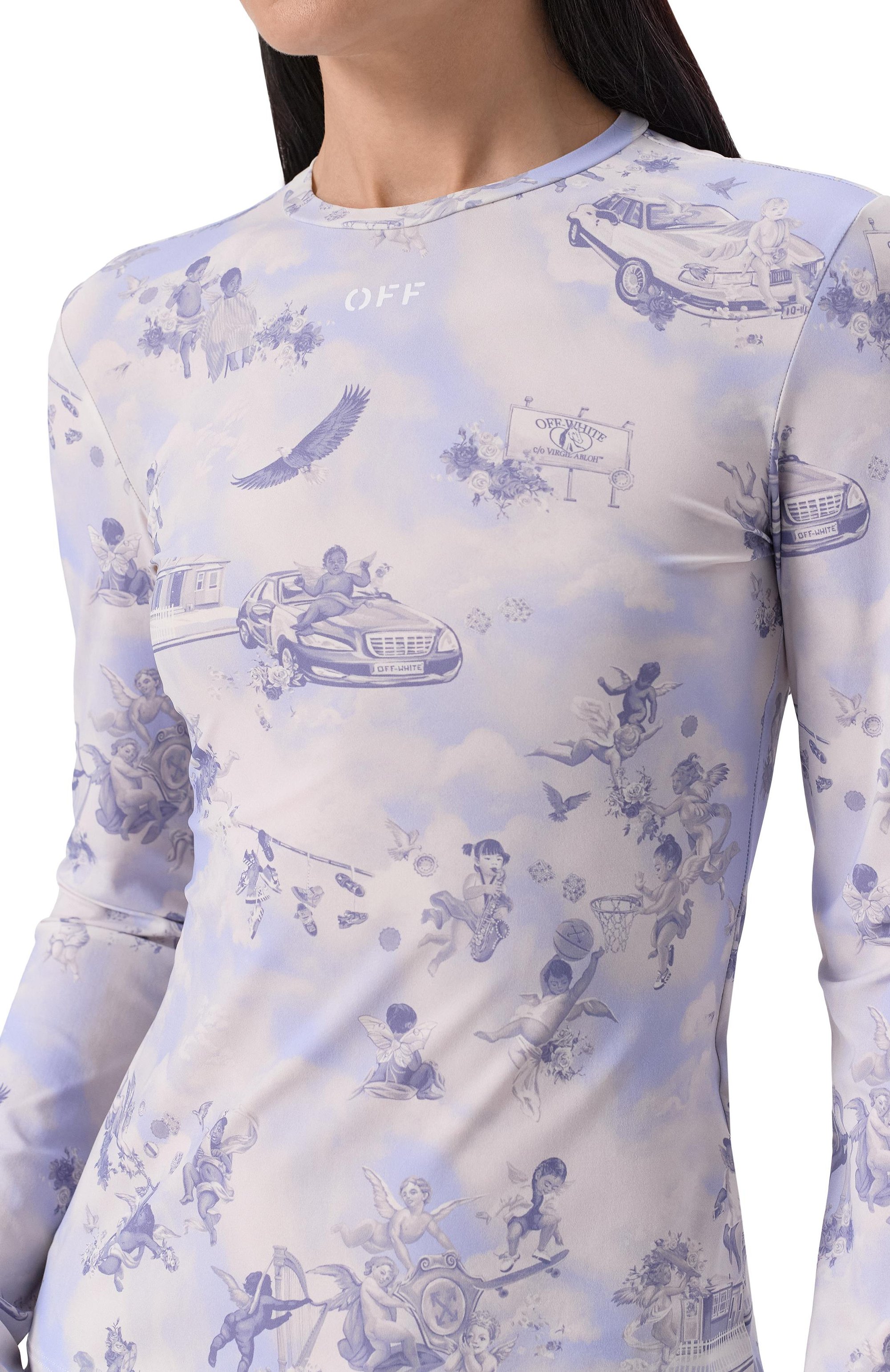 Лонгслив OFF-WHITE, арт. 0WAD136S25JER0034201, фото 5